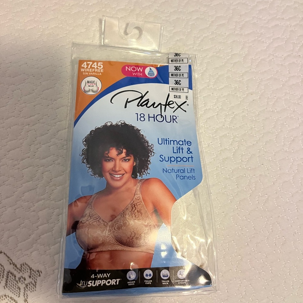 Brand new never worn 36C mother if pearl (white)